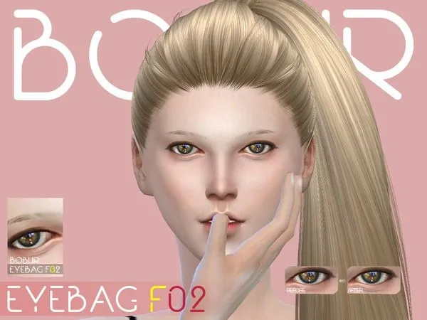 Bobur Eyebag F02 - The Sims 4 Custom Content