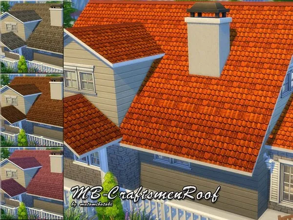 MB CraftsmenRoof - The Sims 4 Custom Content