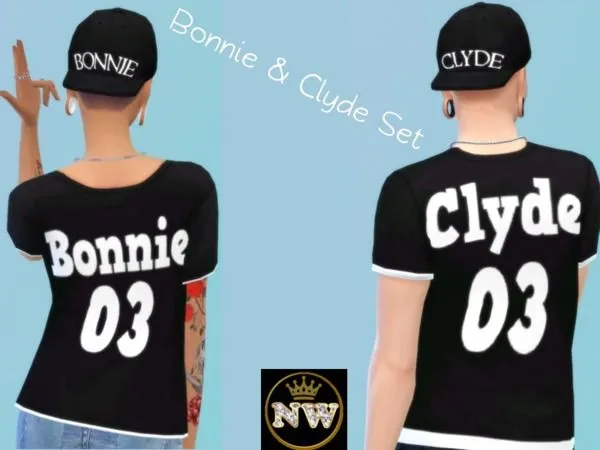 Bonnie Clyde Set Cool - The Sims 4 Custom Content