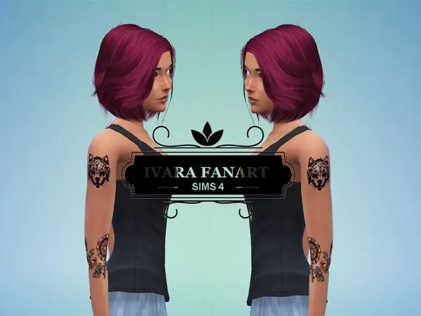 Mix wolf with dreamcatcher arm - The Sims 4 Custom Content