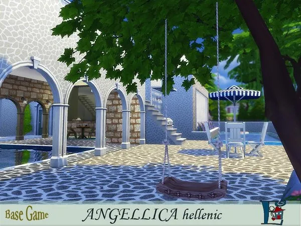 Maxis Match Angellica Hellenic Greek - The Sims 4 Custom Content