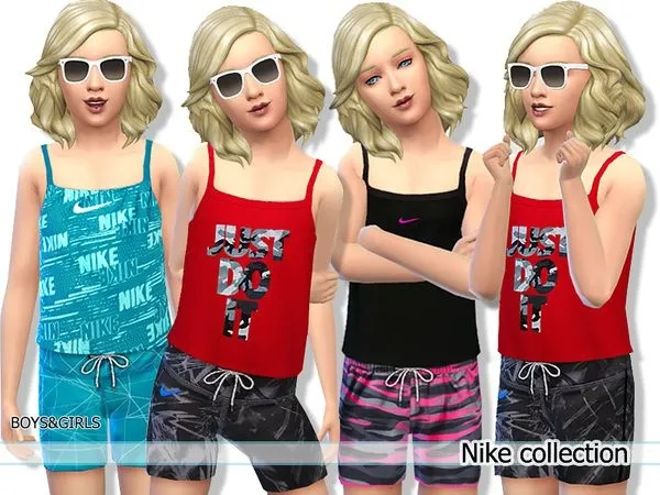 Nike Athletic Collection for Child - The Sims 4 Custom Content