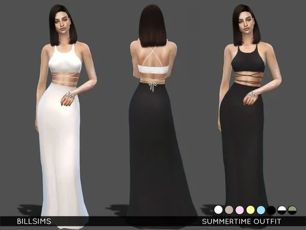 Summertime Outfit - The Sims 4 Custom Content