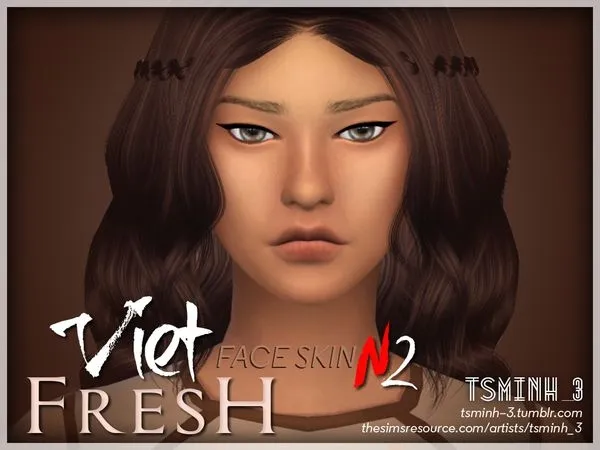 VIET Fresh Face Skin - The Sims 4 Custom Content