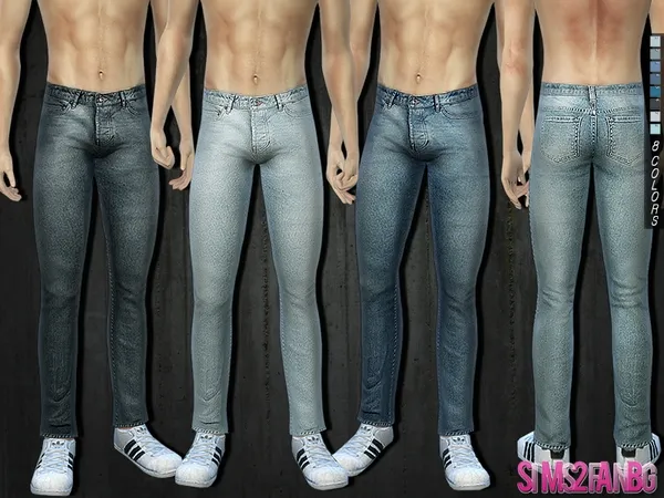 Alpha 286 Skinny jeans - The Sims 4 Custom Content