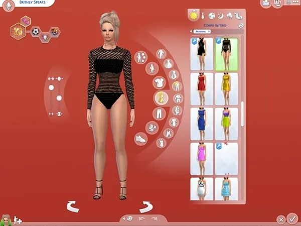 Mix CAS Background Red 1 - The Sims 4 Custom Content