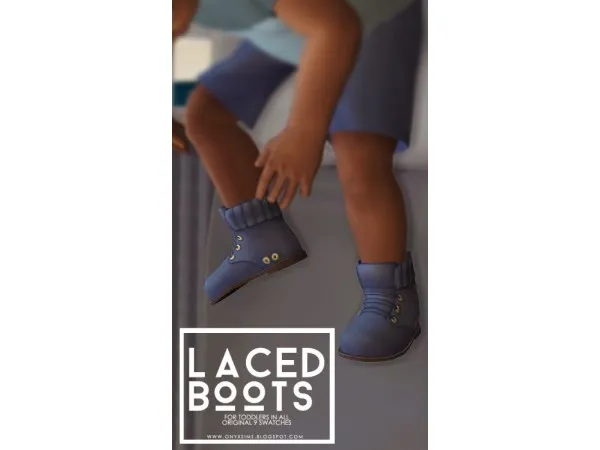 Maxis Match Laced Boots for Toddlers - The Sims 4 Custom Content