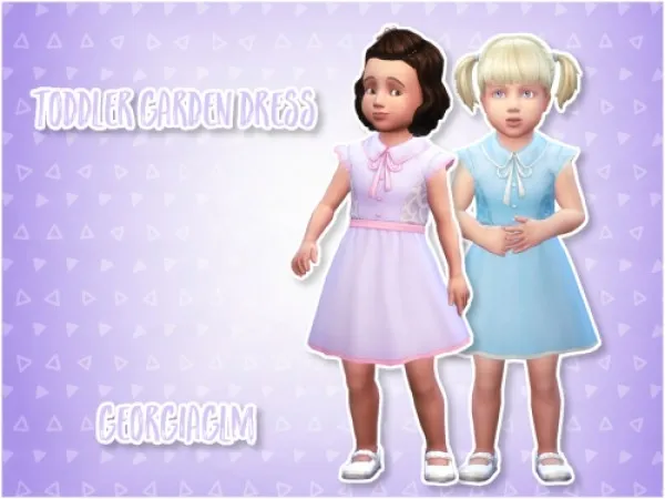 Maxis Match Toddler Garden Dress - The Sims 4 Custom Content