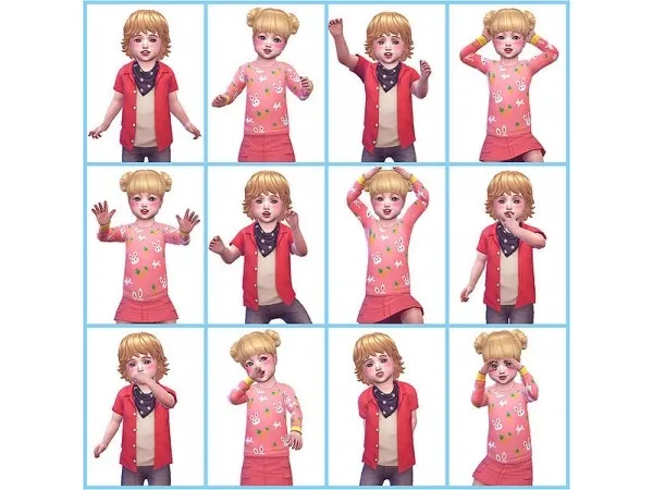 Alpha a luckyday pose - The Sims 4 Custom Content