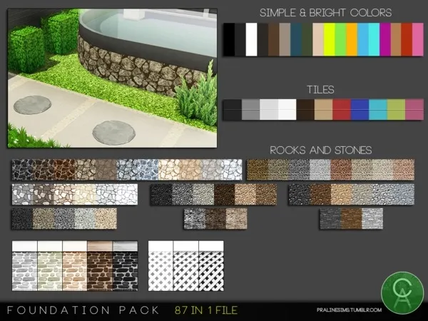 Alpha Foundation Pack by thesimsresource - The Sims 4 Custom Content