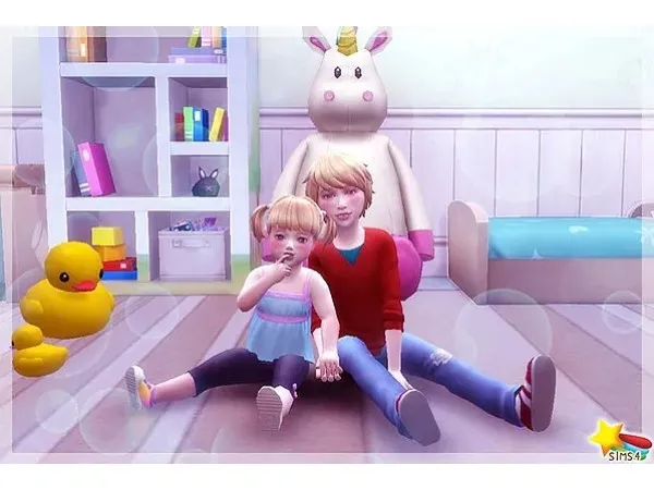 Alpha Brothers Sisters pose 02 by simsfinds - The Sims 4 Custom Content
