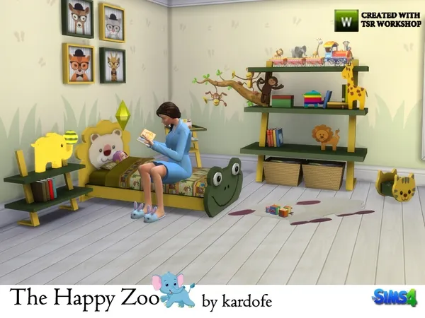 Alpha kardofe The Happy Zoo - The Sims 4 Custom Content