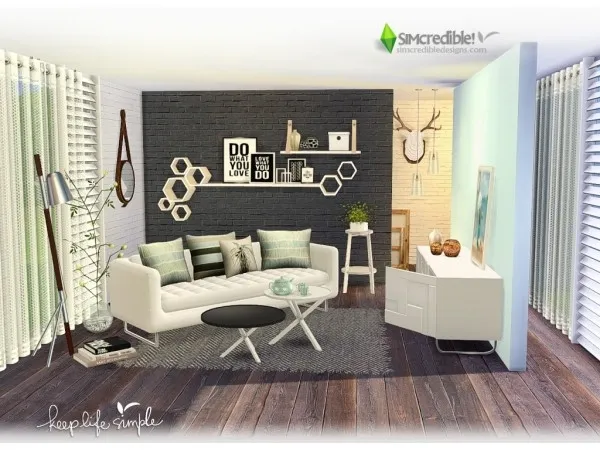 Alpha Keep Life Simple by SIMcredible - The Sims 4 Custom Content