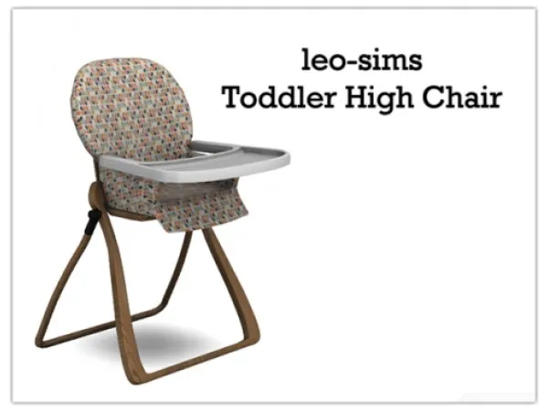 Alpha Toddler High Chair - The Sims 4 Custom Content