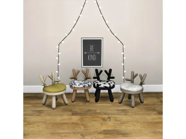 Alpha Toddler Bambi Chair - The Sims 4 Custom Content