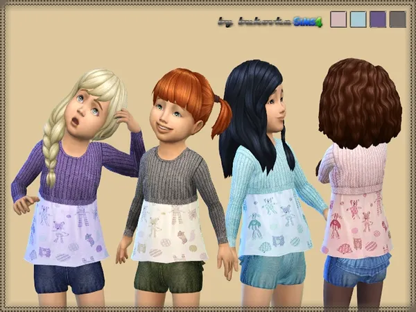 Alpha Suit Denim Shorts - The Sims 4 Custom Content