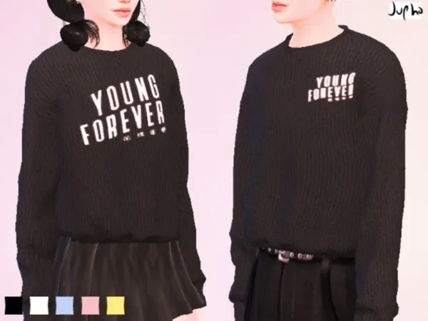 Alpha Kpop BTS Forever Young - The Sims 4 Custom Content