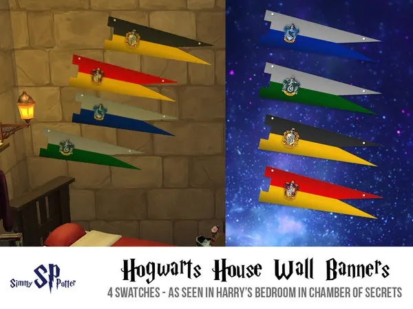 Alpha Simmy Potter's Hogwarts House - The Sims 4 Custom Content