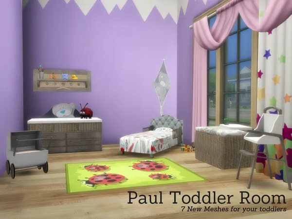 Alpha Paul Toddler Room by thesimsresource - The Sims 4 Custom Content