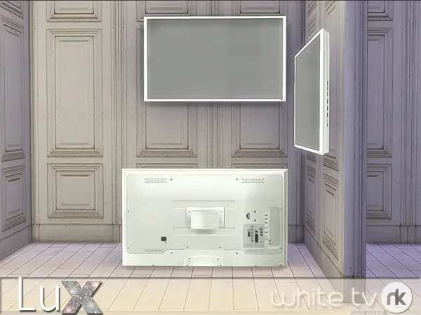 Lux Living Television - The Sims 4 Custom Content