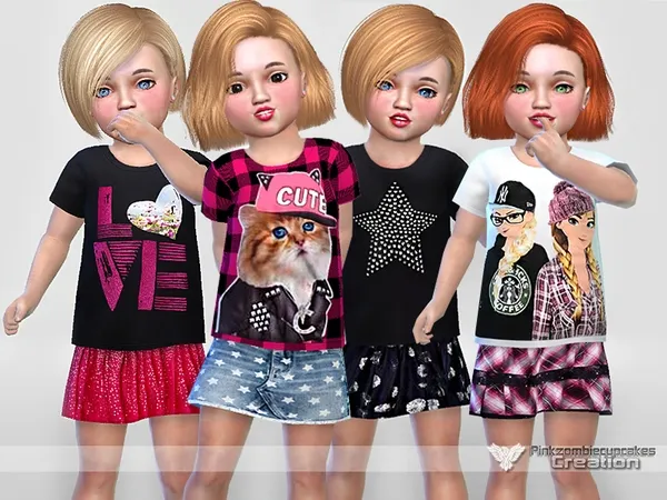 Alpha Toddler Everyday Collection 02 - The Sims 4 Custom Content