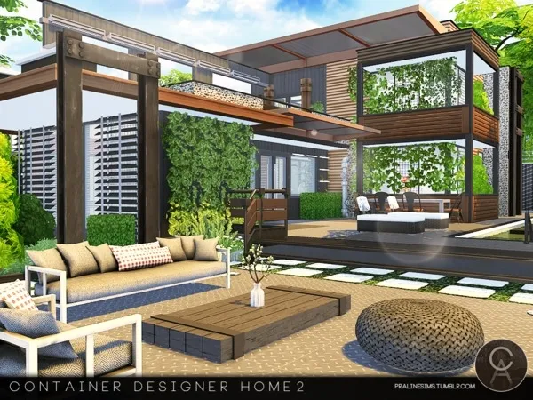 Maxis Match Container Designer Home 2 - The Sims 4 Custom Content