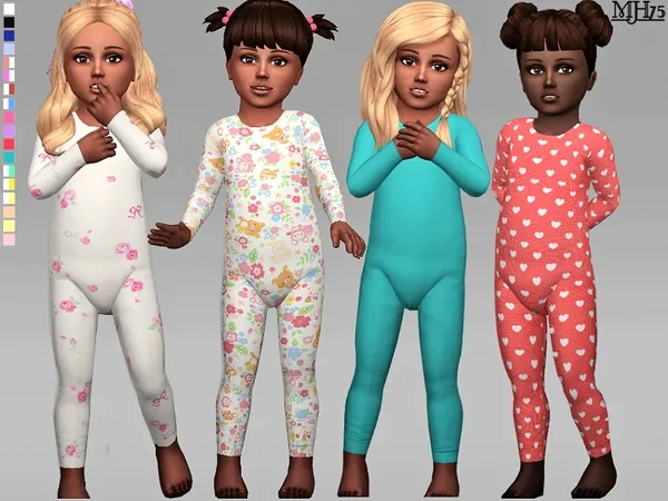 Alpha S4 Toddler Onesies - The Sims 4 Custom Content