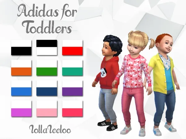 Alpha Adidas Shoes for Toddlers - The Sims 4 Custom Content
