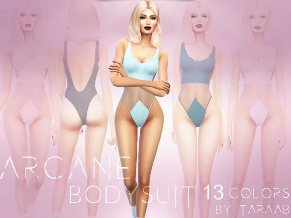 Alpha Arcane Bodysuit - The Sims 4 Custom Content
