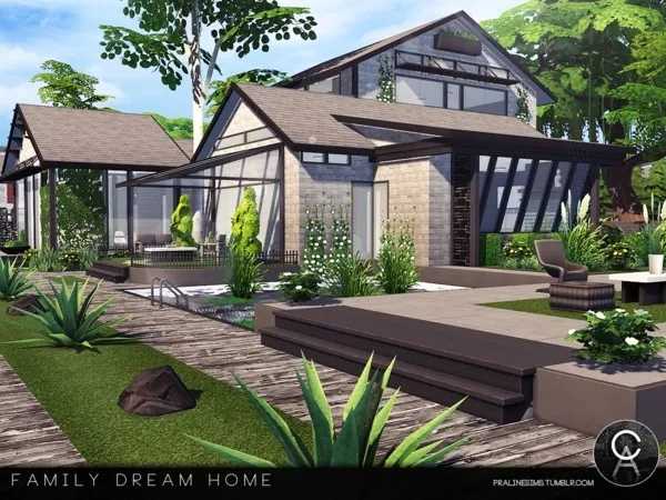 Maxis Match Family Dream Home - The Sims 4 Custom Content