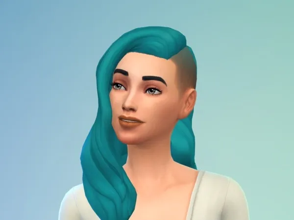 Maxis Match Undercutie undercut hair - The Sims 4 Custom Content