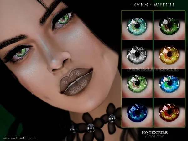 Alpha EYES WITCH - The Sims 4 Custom Content
