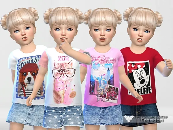 Alpha Toddler Collection ''Selfie'' - The Sims 4 Custom Content