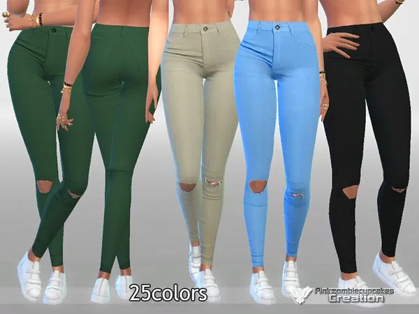 Alpha High Waisted Skinny Jeans - The Sims 4 Custom Content
