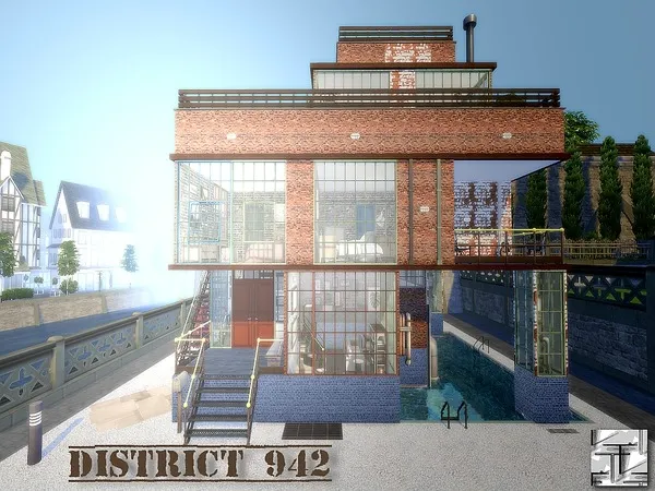 Maxis Match District 942 - The Sims 4 Custom Content