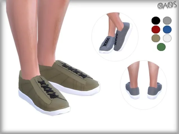 Alpha Classic Suede Shoes - The Sims 4 Custom Content