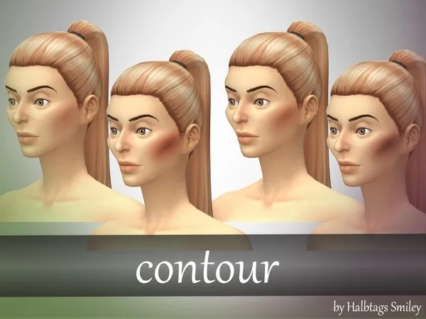 Maxis Match Bold contour - The Sims 4 Custom Content