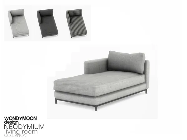 Neodymium Sofa II by thesimsresource - The Sims 4 Custom Content