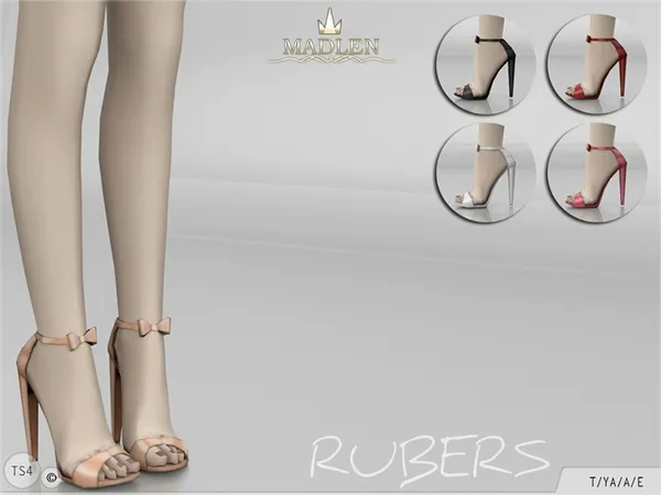 Alpha Madlen Rubers Shoes - The Sims 4 Custom Content