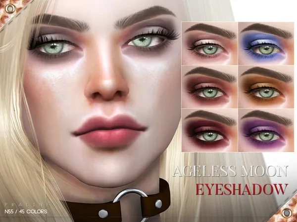 Alpha Ageless Moon Eyeshadow N55 - The Sims 4 Custom Content