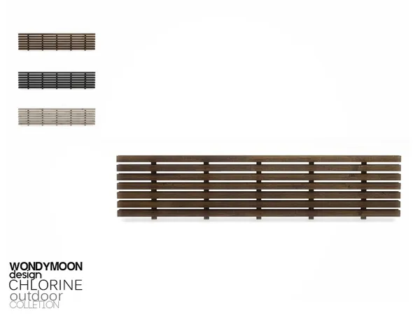 Chlorine Outdoor Fence Short by thesimsresource - The Sims 4 Custom Content