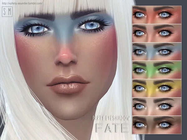 Alpha [ Fate ] Party Eyeshadow - The Sims 4 Custom Content