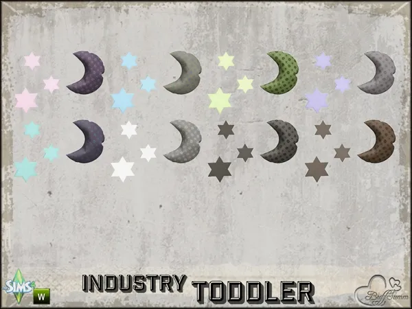 Industry Toddler Moon Star - The Sims 4 Custom Content