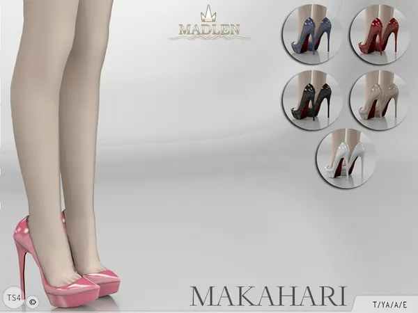 Alpha Madlen Makahari Shoes - The Sims 4 Custom Content
