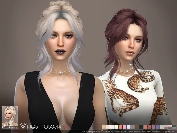 Alpha WINGS OS0514 - The Sims 4 Custom Content