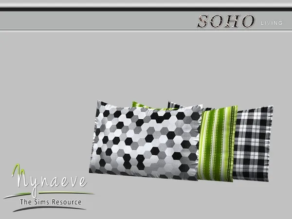 Soho Pillow (small) by thesimsresource - The Sims 4 Custom Content