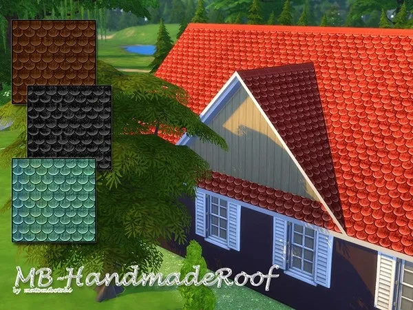 Maxis Match MB HandmadeRoof - The Sims 4 Custom Content
