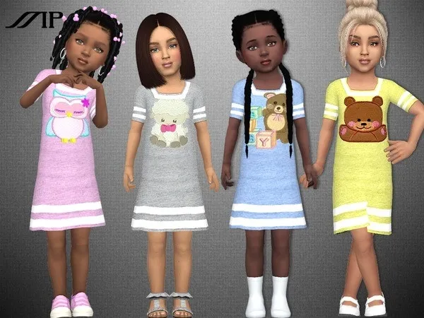 Alpha MP Toddler Sporty Dress - The Sims 4 Custom Content