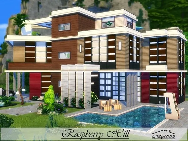 Maxis Match Raspberry Hill - The Sims 4 Custom Content