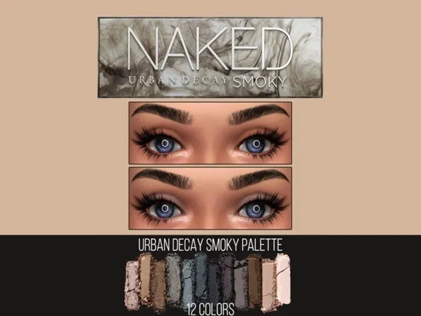 Alpha URBAN DECAY SMOKY PALETTE - The Sims 4 Custom Content